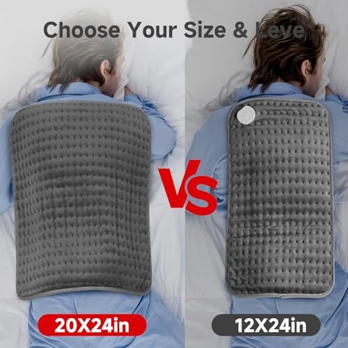 XXL Heating Pad for Back Pain Relief, Women Men Christmas Birthday Gifts