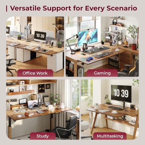 Desk Extender Tray, 48"×12" Clamp-On Arm Rest Shelf