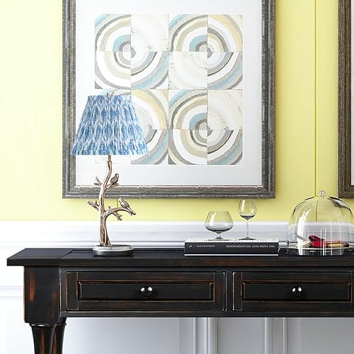 GO&SO Floral Lamp Shade Set of 1 Small Mini,5" Top x 9" Bottom x 6.4" High
