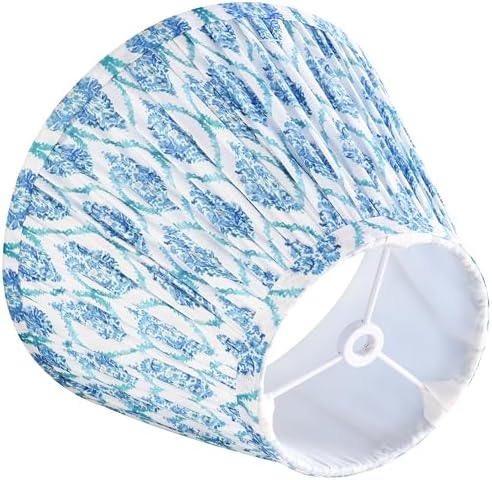 GO&SO Small Pleated Bell Lamp Shades Set of 2,5"×9"×6.4" Multicolor Shade