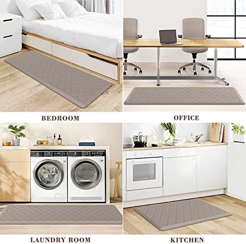 Kitchen Mat 2 PCS Cushioned Anti-Fatigue Floor Mat Standing Mat for Kitchen