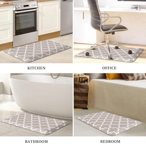 WISELIFE Anti Fatigue Mats for Kitchen Floor, 22" x 36", 4/5 Inch, Khaki