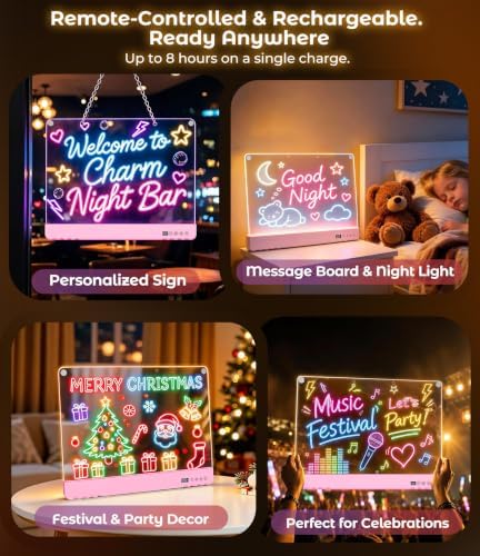 16.8" LED Drawing Board for Kids, Toys for Girls 3+ Birthday Gifts