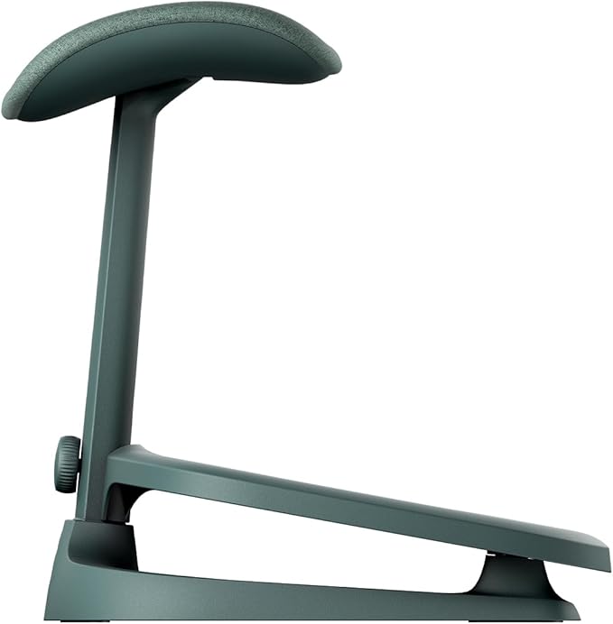 Libernovo StepSync Office Foot Rest for Under Desk at Work, Adjustable Ergonomic Footrest for Better Circulation and Versatile Comfort, Foot Stool for Home Office, Green
