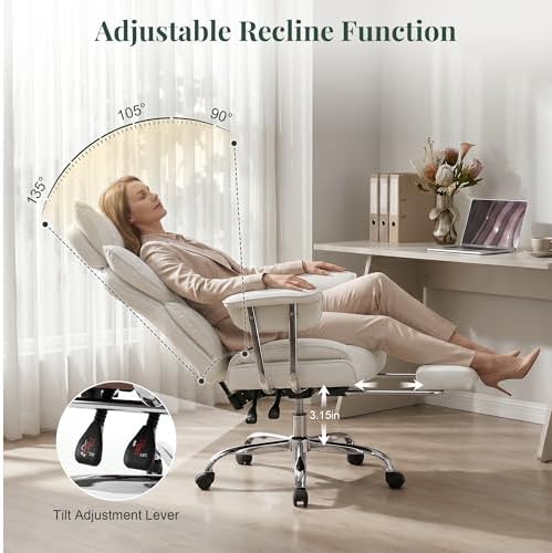 Big and Tall Office Chair 400 LBS, for Adults, Home Office