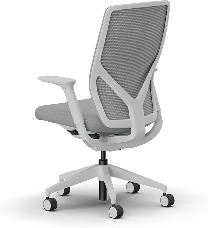 HON Flexion Ergonomic Mesh Office Chair with Lumbar Support, Height‑Adjustable Arms, Weight‑Activated Flex Seating, Swivel Desk or Conference Chair, Titanium Frame, Aspen