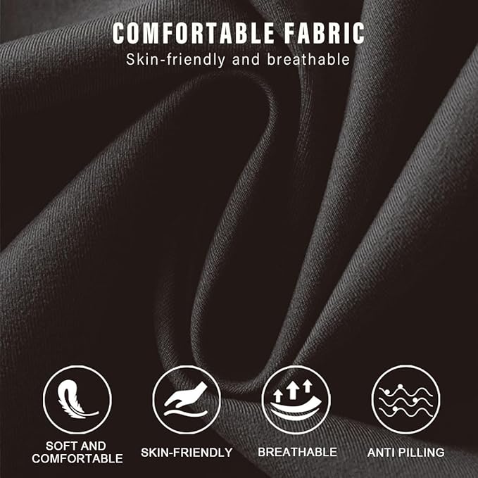 Stretch Office Chair Headrest Cover, Milk Silk Headrest Protector for Office Chairs, Head Rest Covers for High Back Computer Chairs, Furniture, Recliner Chair, 2 Pack, Black