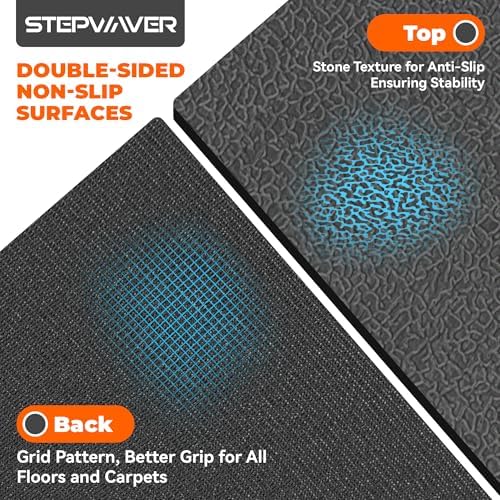 Stepwaver Walking Pad Mat, 71"x32", Treadmill Mat for Hardwood Floors