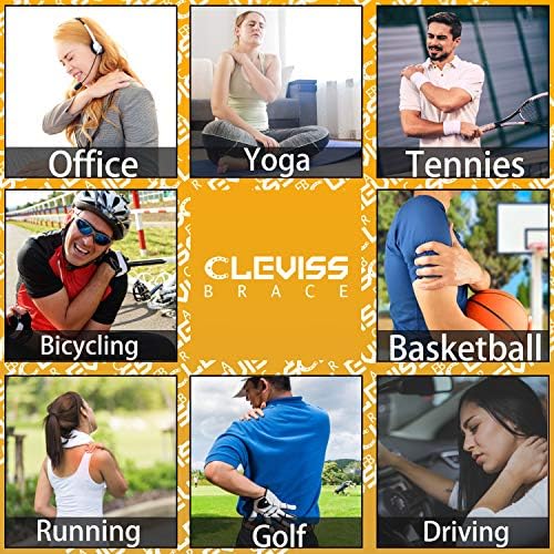 Shoulder Brace for Rotator Cuff - for Bursitis (Black L-XL)