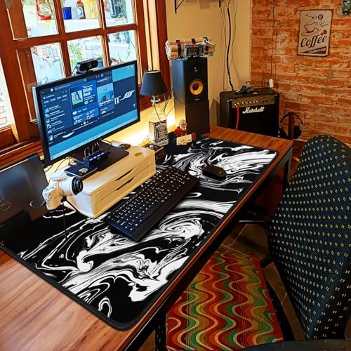 Large Extended Gaming Mouse Pad with Stitched Edges 47.3 X 23.6 in