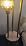 Lightdot Flower Glass Floor Lamp with Shelf Green Floral Gold Floor Lamps