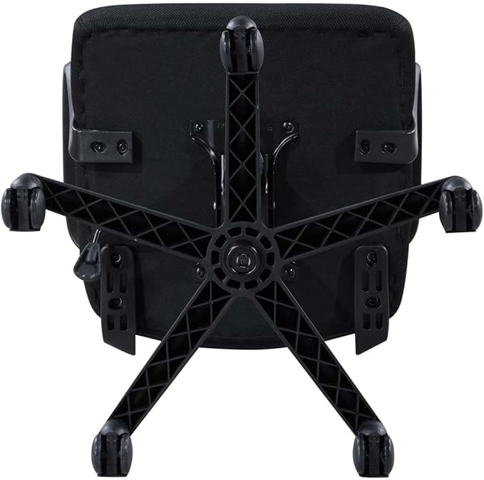 Ergonomic Mesh Office Chair with Breathable Mid-Back, High-Density Foam Seat, Adjustable Desk Chair for Home Office Study Room, Black