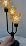 Lightdot Mid Century Modern Glass Table Lamp Dimmable 3 Bulbs Included Gift