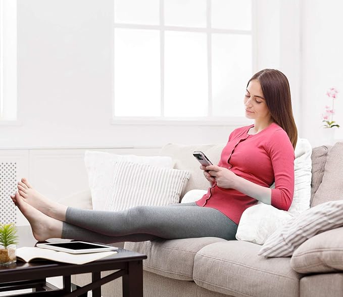 Clara Clark Reading Pillow with Shredded Memory Foam for Sitting Up in Bed and Couch, Back and Arms Adjustable Support for Adults & Teens Backrest Pillows for Reading, with Washable Cover White
