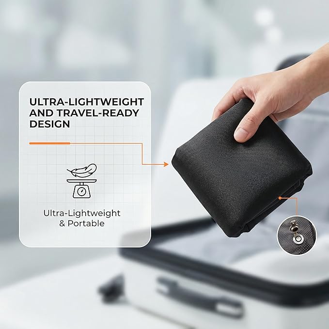 Inflatable Seat Cushion, Donut Cushion for Office Chair, Car & Wheelchair, Ergonomic Pressure Relief for Tailbone & Sciatica, Adjustable Firmness, Non-Slip Seat Pad for Long Sitting
