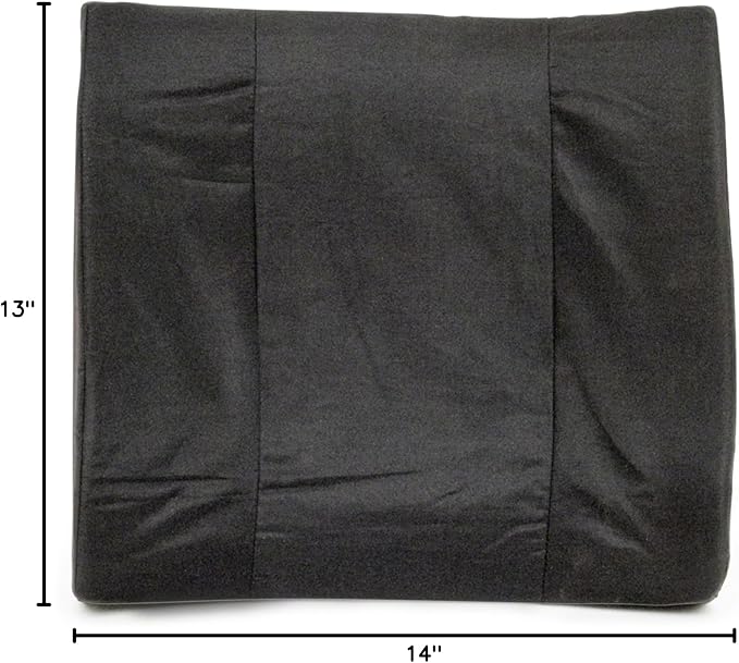 BodyMed Lumbar Support Cushion, Standard, Black – Lower Back Support for Improved Comfort – Ideal for Use at Home, in The Office, and Traveling – Durable, Adjustable, & Lightweight (Pack of 2)