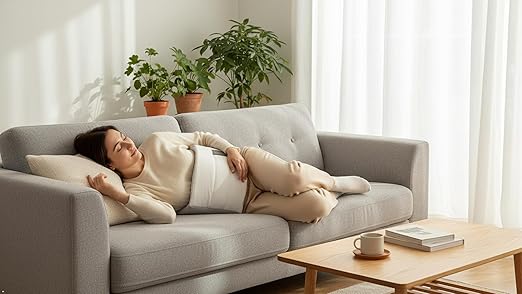 Lumbar Support Pillow for Sleeping, Lower Back Sciatic Nerve Pain Relief, Soft Silk Cotton Lumber Pillow for Bed, Adjustable Wrap Around Lumbar Cushion for Side, Back & Stomach Sleepers