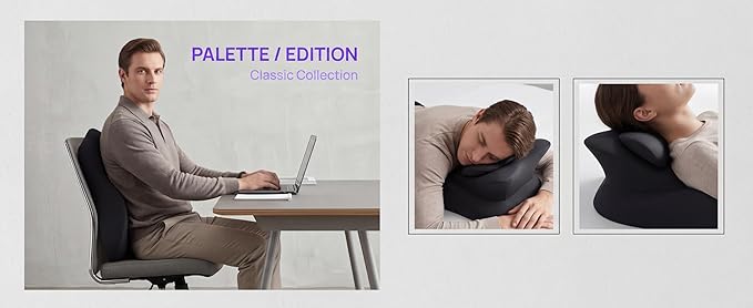 27°Ergonomic Contour Pillow-Memory Foam Back Support for Reading,Bed Rest&Post Surgery Recovery,Lumbar & Neck Pain Relief Cushion