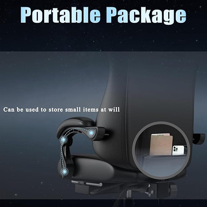 Ergonomic Gaming Chair, Video Game Chair with Pocket Spring Cushion and Footrest, Height Adjustable Computer Chair with Swivel Seat and Headrest (Green)