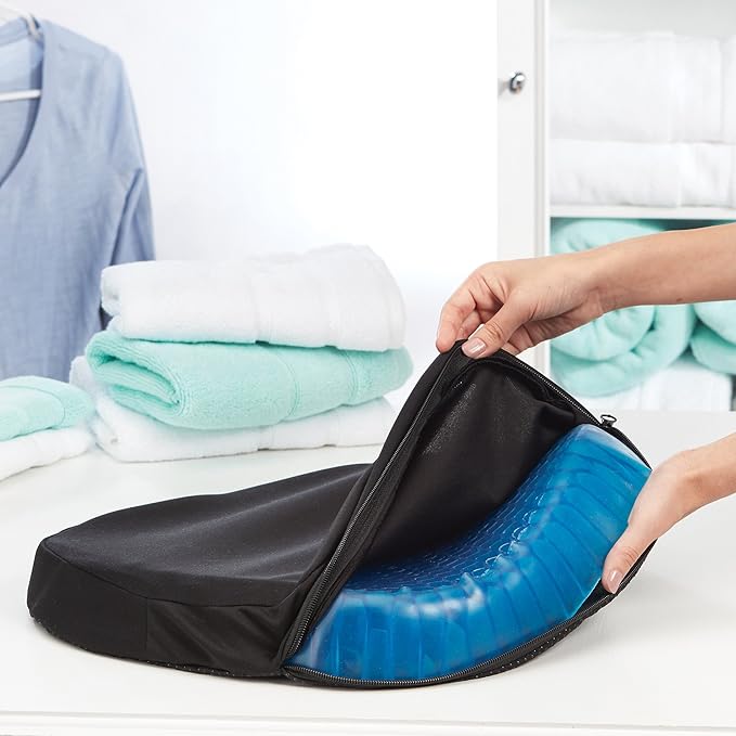 BulbHead Egg Sitter Seat Cushion with Non-Slip Cover, Breathable Honeycomb Design Absorbs Pressure Points