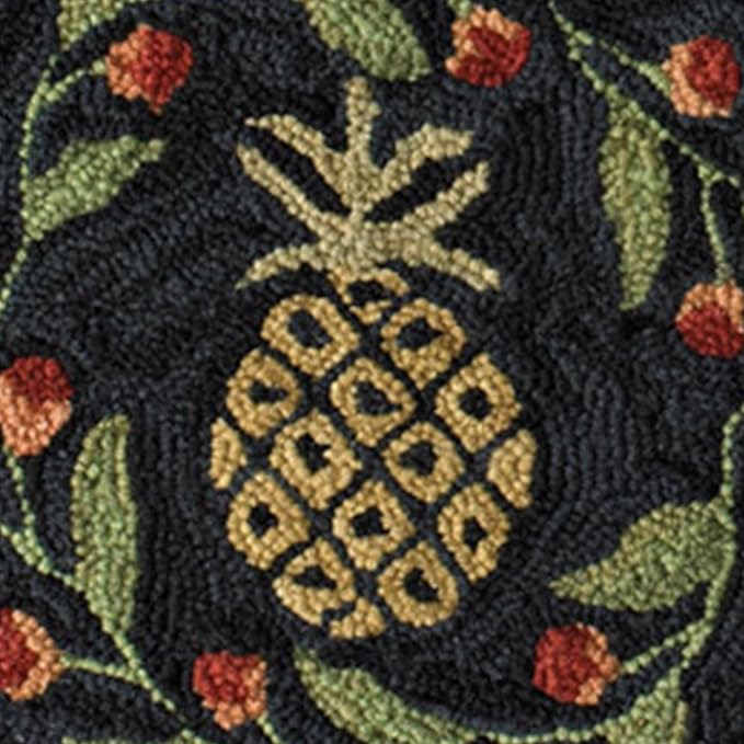 Park Designs Pineapple Hooked Chair Pad