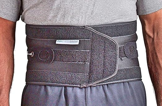 ASPEN Medical Products Quikdraw PRO Back Brace with Pulley System Lower-Back and Lumbar Pain Relief for Men and Women, Breathable, Large…