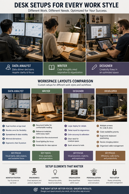 Ergonomic Setup for Different Work Styles: Customizing Your Workspace