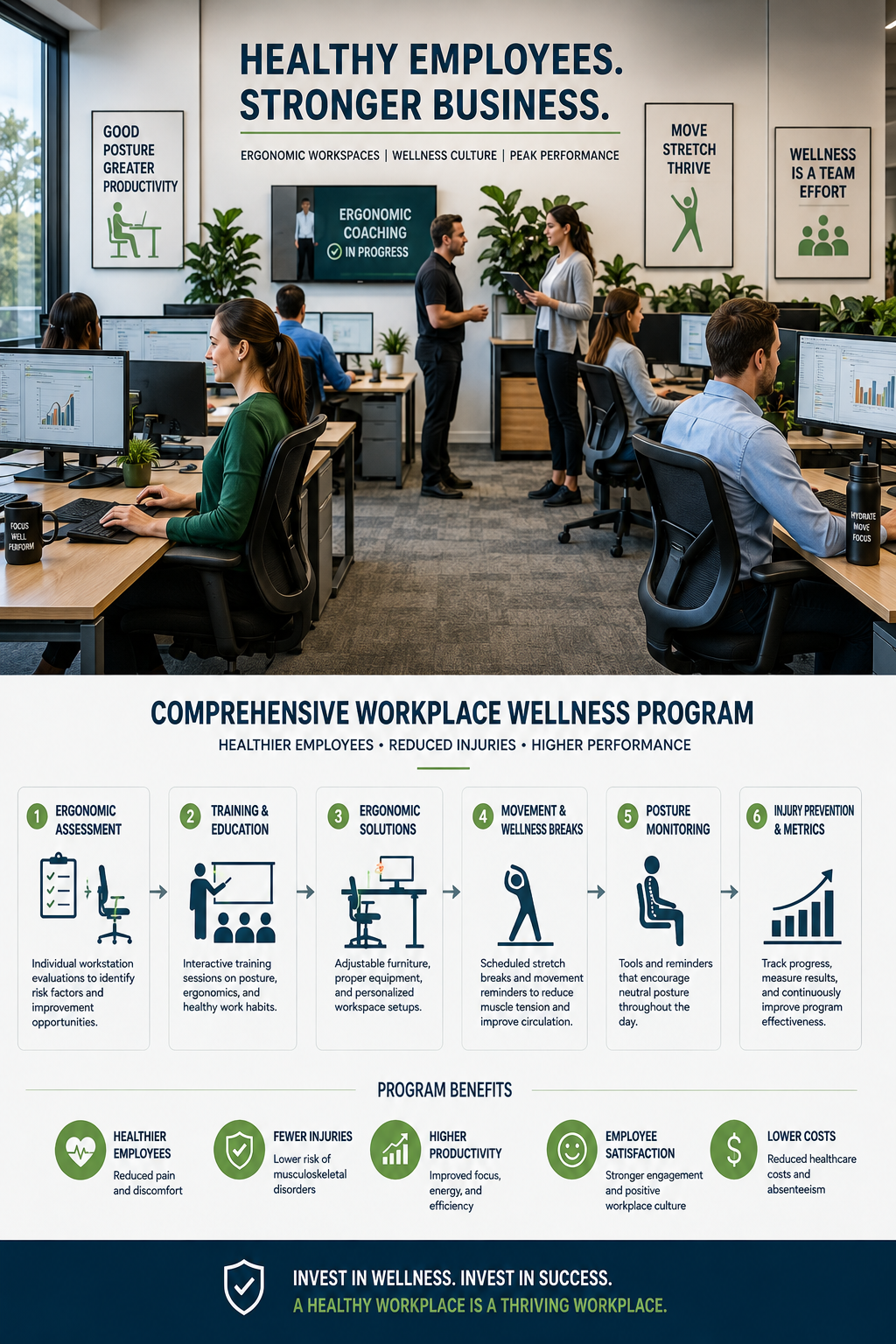 Building Your Ergonomic Workplace Culture: Company-Wide Wellness Initiative