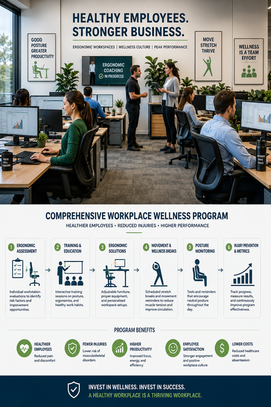 Building Your Ergonomic Workplace Culture: Company-Wide Wellness Initiative