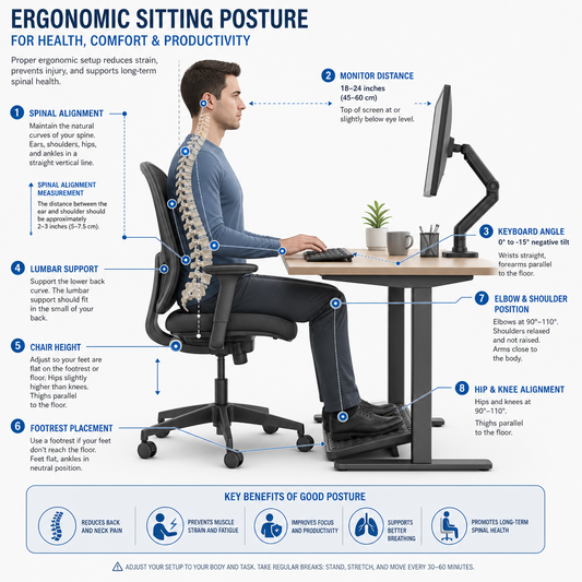 The Complete Guide to Office Ergonomics: From Chair to Footrest