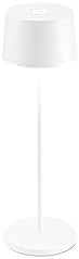 Zafferano, Olivia Pro, Rechargeable Cordless Table Lamp, White
