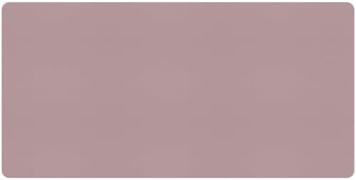 Bloss Pink Desk Mat, Large Mouse Pad, Non-Slip Desk Protector Mat, Leather Desk Blotter, Waterproof Desk Pad for Make Up Desk/31.5×15.7 Inch