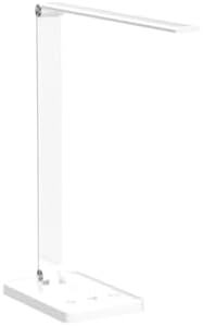 AFROG Multifunctional LED Desk Lamp with Wireless Charger, USB Charging Port, 5 Lighting Modes,5 Brightness Levels, Sensitive Control, 30/62 min Auto Timer, Eye-Caring Office Lamp with Adapter