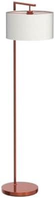 Brightech Montage Modern Floor Lamp, LED Floor Lamp for Living Rooms & Offices - Tall Standing Lamp for Bedroom Reading - Corner Pole Lamp for Contemporary Home Decor - Rose Gold