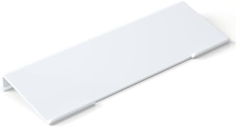 Richboom Acrylic Tilted Computer Keyboard Holder for Easy Ergonomic Typing, Keyboard Stand for Office Desk, Home, School, White