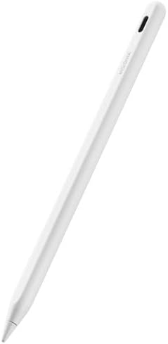 Insignia FlexView 10" Universal Folio Case (Black) with Active Stylus for iPad (White) – Adjustable Stand, Protective Cover, Touch Precision Pen
