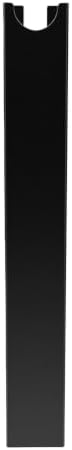 Asixxsix Magnetic Cable Management Tray for Desk Leg (Black)