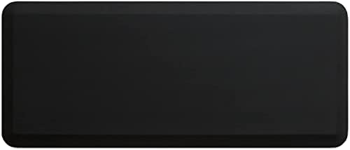 GelPro Professional Grade Anti-Fatigue Kitchen & Office Comfort Mat, 20x48, Midnight ¾ Bio-Foam Mat with Non-Slip Bottom for Health & Wellness