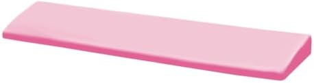 17 Inch Silicone Keyboard Wrist Rest, 0.59 Inch Thick Ergonomic Wrist Support for Full Size Mechanical & Membrane Keyboards, Honeycomb Non-Slip Pad for Office Gaming (Pink)