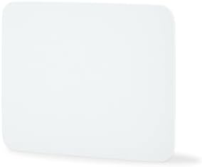 Glass Gaming Mouse Pad for FPS Gaming, Balanced Speed & Control, Tempered Glass Mousepad with Micro-Etched Surface, Anti-Slip Base for Valorant, CS2 & Office, White, 16.2 x 12.2 in