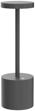 SAKRINGT 2 Pack Cordless Table Lamp Rechargeable,5000mAh Battery Operated Portable LED Table Light,Dimming Desk Lamp for Patio/Restaurant/Outdoor (Grey)