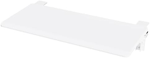 ETHU Foldable Desk Extender Tray with Clamp, 25.6x11.4", White