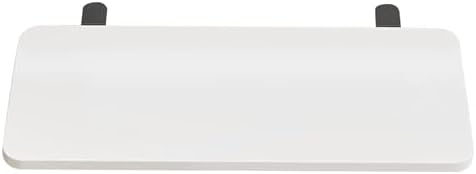 Generic Desk Extender Board Keyboard Tray Extension Attachment 50x20cm Foldable Space Saving Clamp on Home Office Wrist Support, White