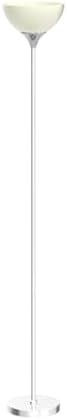PESRAE Floor Lamp, Remote Control with 4 Color Temperatures, Torchiere Floor lamp for Bedroom, Standing Lamps for Living Room, Bulb Included (Brushed Nickel)