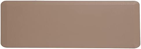 Mabel Home Anti Fatigue Floor Mat- 3 Size(20x32 & 20x39 & 24x70),16 Colors - Standing Desk Mat-Kitchen Floor Mat-Stain ResistantHome Non-Slip Bottom, Extra Soft (Brown, 24" x 70")