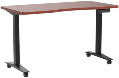 Monomi Electric Standing Desk 55”x24”, Height Adjustable Desk with Wheels