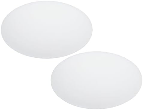 PATIKIL 10.5" Diameter Lampshade Diffuser, 2 Pcs 1.7mm Thick Round Diffuser Sheet for Drum Lampshades, Pendants Light, DIY Light Shield, Translucent White