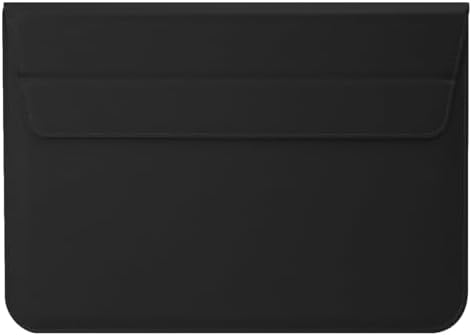 PU Leather Laptop Sleeve Case with Stand for 2026 MacBook Neo 13 A3404, 2026-2022 Air13.6'' M5 A3449 M4 A3240 M3 A3113 M2 A2681, 2018-2021 Air 13'', Laptop Bag for 2016-2022 Mac Pro13, Black