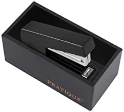 PRATIQUE Bamboo Drawer Organizer - Kitchen Utensil Organizer Silverware Tray Cutlery Holder，Office Desk Supplies and Accessories,5.9 * 3 * 2.6inch,Black
