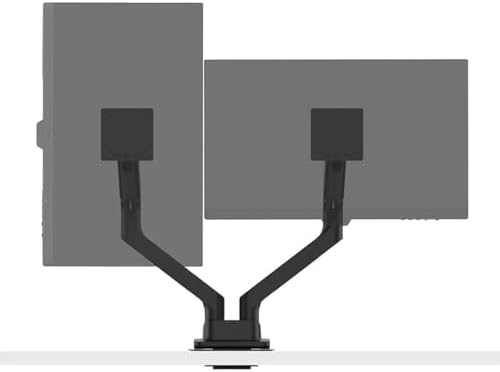 BenQ ErgoArm BDH01 Dual Monitor Arm for 2 Screens Up to 35'' & 44lbs. Black